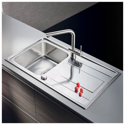 Pyramis ALEA 86 Stainless Steel 86cm Inset Kitchen Sink