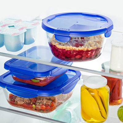 Pyrex 7 Pieces Cook Go Set Blue