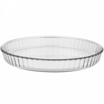 Pyrex Bake & Enjoy Glass Quiche/Flan Dish 28cm DIY at B&Q