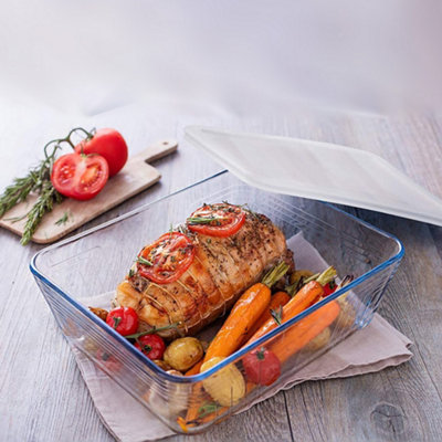 Plat à Four En Pyrex - Avec Couvercle - Cook & Freeze 8 Pièces