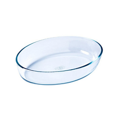 Pyrex Essentials Oval Roaster Dish Transparent (25 x 17cm)