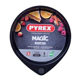 Pyrex Magic Non-stick Cake Pan 20cm Black