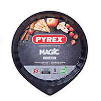 Pyrex Magic Non-stick Flan Pan 27cm Black
