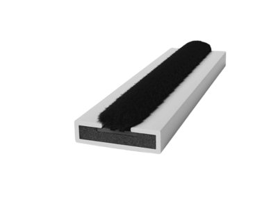 Pyroplex White 15 x 4 x 2.1m Brush Seal Pack of 25