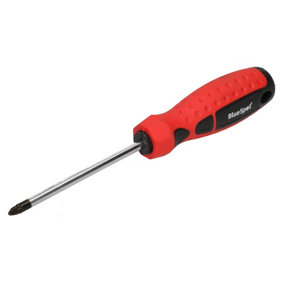 PZ2 x 100mm Pozi Electrical Screwdriver with Magnetic Tip and Rubber Handle