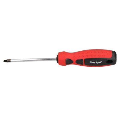PZ2 x 100mm Pozi Electrical Screwdriver with Magnetic Tip and Rubber Handle