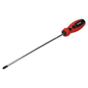 PZ2 x 250mm Pozi Electrical Screwdriver with Magnetic Tip and Rubber Handle
