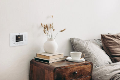 Q Acoustics E120 Bluetooth Wall Amplifier with DAB and Bluetooth Connectivity Home Hi Fi Amp Sound system - White