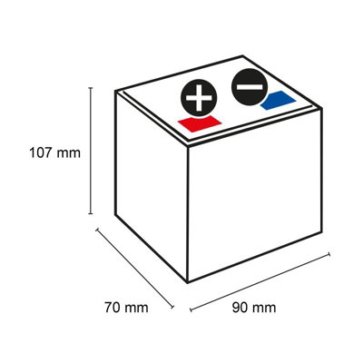 Q-Batteries 12LCP-5 12V - 5Ah AGM battery deep cycle
