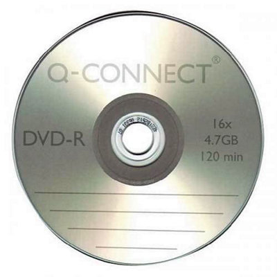 Q Connect 16 x 4.7 GB Inkjet Printable DVD-R Disc (Pack of 25)