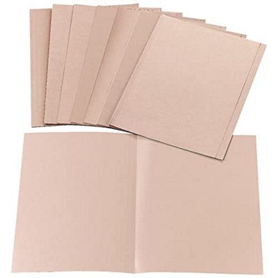 Q-Connect Kraft Square Cut Folder 170gsm Foolscap Buff (Pack of 100)