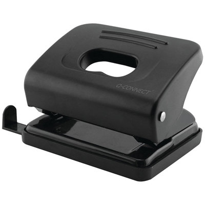 Q-Connect Medium Duty Hole Punch 20 Sheet Black 87