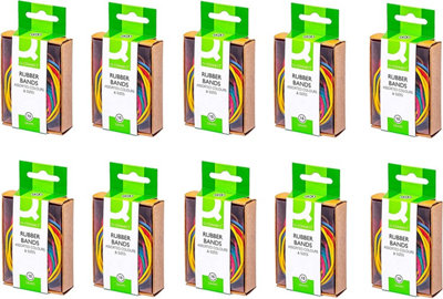 q-connect-rubber-bands-assorted-sizes-coloured-15g-pack-of-10