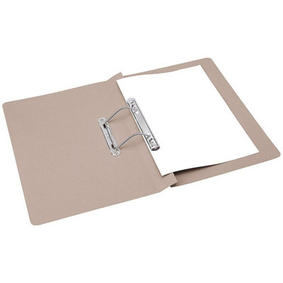 Q-Connect Transfer File 35mm Capacity Foolscap Buff (Pack of 25)