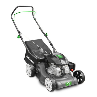 B&q petrol lawnmower discount review