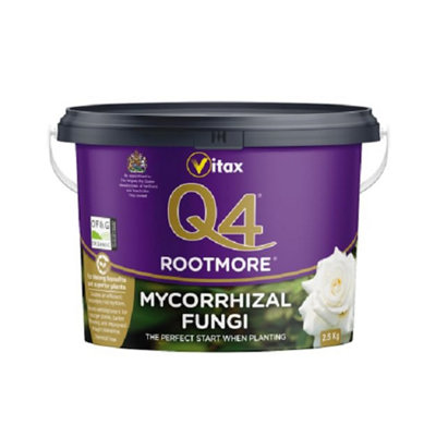 Q4 Rootmore, Mycorrhizal Fungi, Stimulates Root Growth, Suitable For Flowers, Shrubs And Edibles, Organic - 2.5Kg