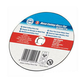 QTY 10 115 x 3 x 22.2mm Metal Cutting Discs Flat For Angle Grinder