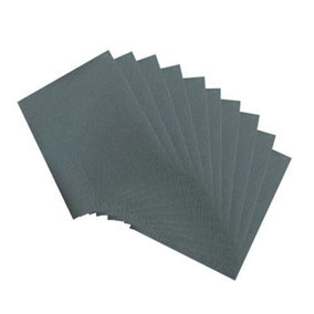 QTY 10 240 Grit Wet & Dry Sheets Abrasive Sandpaper Metal Varnish Sanding
