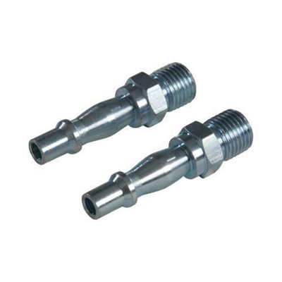 QTY 2 Air Line Bayonet Male Thread Coupler 6mm (1/4