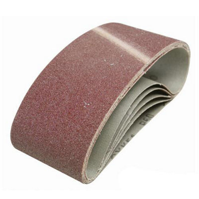 QTY 5 75mm x 457mm 120 Grit Sanding Belts For Belt Sanders