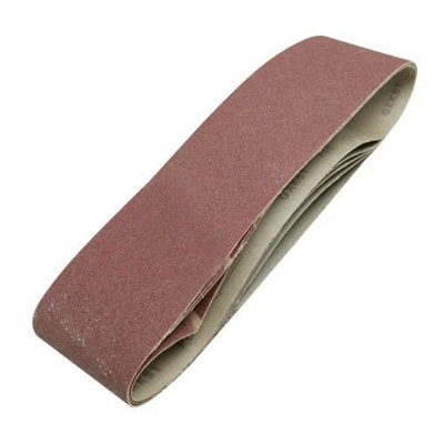 QTY 5 Sanding Belts 100mm x 915mm 80 Grit For Belt Sanders