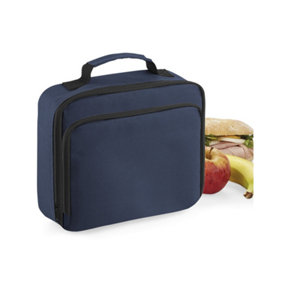 Quadra Lunch Cooler Bag (Pack of 2) French Navy (One Size)