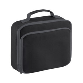 Quadra Lunch Plain Cooler Bag Black (One Size)