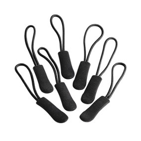 Quadra SLX Zip Pulls (Pack of 10) Black (One Size)