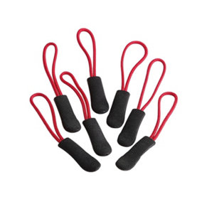 Quadra SLX Zip Pulls (Pack of 10) Red (One Size)