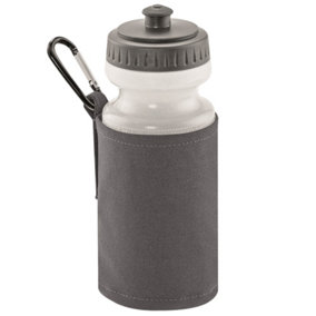 Quadra Water Bottle and Holder Graphite/Grey (One Size)