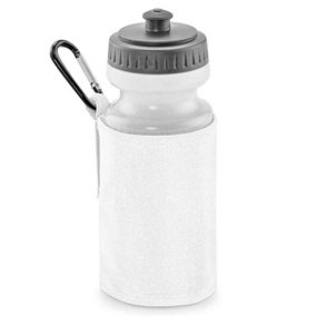 Quadra Water Bottle and Holder White (One Size)