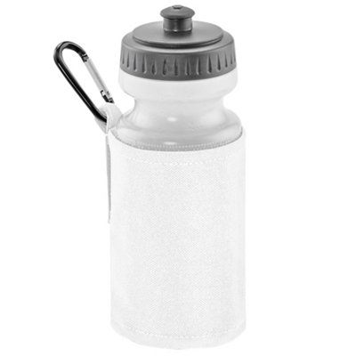 Quadra Water Bottle and Holder White (One Size)