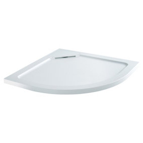 Quadrant Low Profile Shower Tray with Hidden Waste - 800x800mm