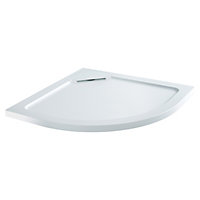 Quadrant Low Profile Shower Tray with Hidden Waste - 900x900mm