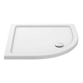 Quadrant Resin Stone Shower Tray White Finish 900x900mm