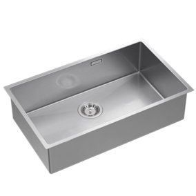 Quadron Anthony 80 undermout kitchen sink, 70cm bowl, AISI 304 Stainless Steel