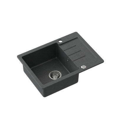 Quadron Johnny 116 Compact kitchen sink with small drainer to fit 45cm ...