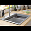Quadron Kurt 110 Kitchen Workstation Sink, Grey GraniteQ material