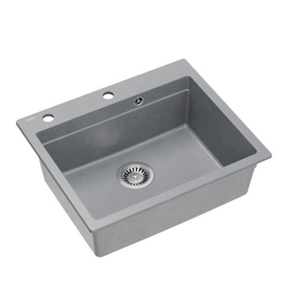 Quadron Kurt 110 Kitchen Workstation Sink, Grey GraniteQ material