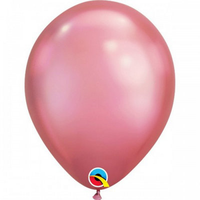 Qualatex 7 Inch 100 Round Plain Latex Balloons Mauve (One Size)