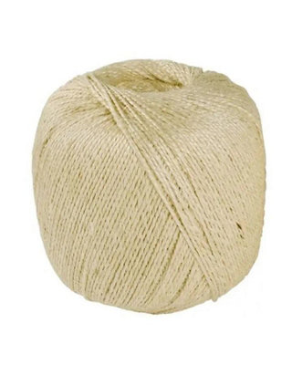 QUALITY EVERLASTO SISAL TWINE - 2/300 - FOR PACKAGING USE & PARROT & PET TOYS - 2.25 KG BALL