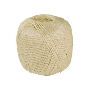 QUALITY EVERLASTO SISAL TWINE - 2/300 - FOR PACKAGING USE & PARROT & PET TOYS - 2.25 KG BALL