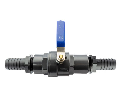 quality flow control valve for pond pump/filters/fountains corrugated pipe (25mm)