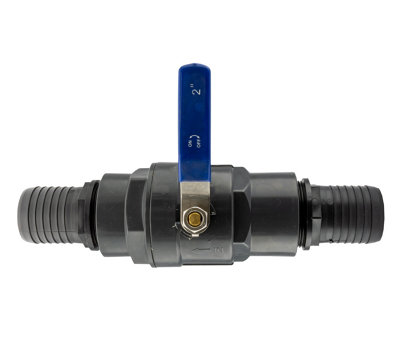 quality flow control valve for pond pump/filters/fountains corrugated pipe (40mm) or 1.5"