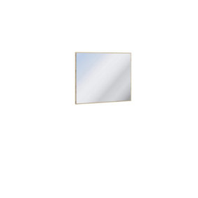 Quant QG-05 Mirror in Oak Artisan - 920mm x 750mm - Timeless Elegance for Any Space