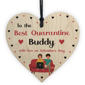 Quarantine Lockdown Funny Valentines Day Gift For Boyfriend Girlfriend Him Her