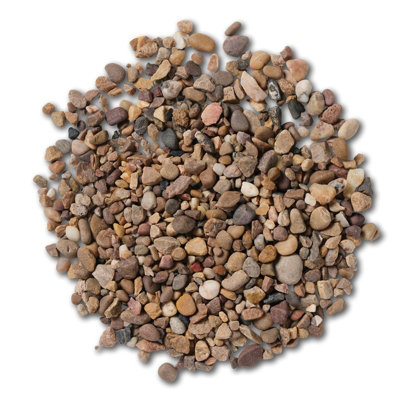 Quartzite Pea 10 mm Bulk Bag 850 kg Pebbles - Natural Stone - L100 x W100 x H80 cm