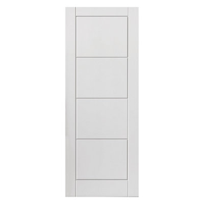 Quattro White Internal Fire Door