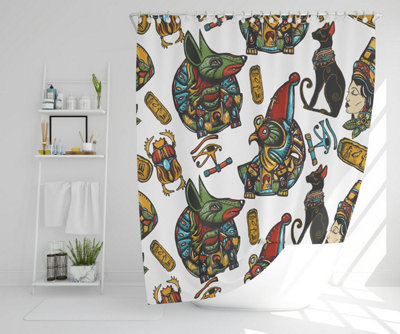 Queen Cleopatra. History background (Shower Curtain) / Default Title Price Comparisons | Compare The Build