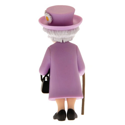 Queen Elizabeth II MiniX Collectable Figurine Purple/White/Black (One Size)